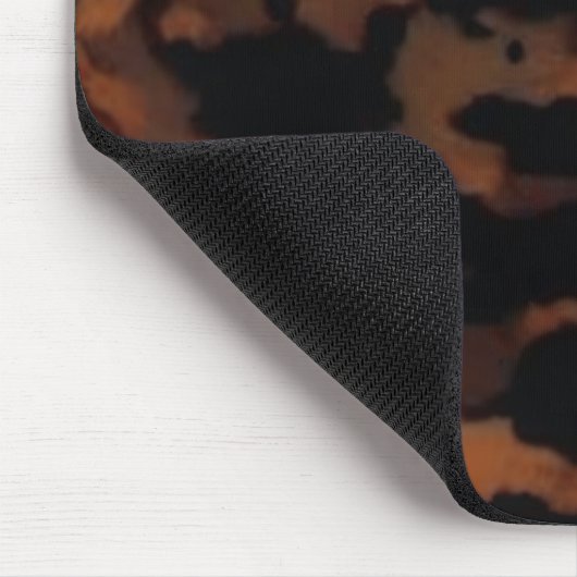 Tortoiseshell Nahtloses Muster, Chic TortoiseShell Mousepad (Ecke)