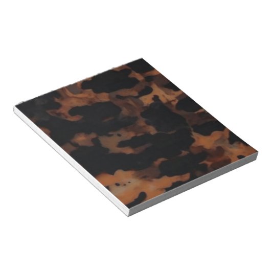 Tortoiseshell Nahtloses Muster, Chic TortoiseShell Notizblock (angewinkelt)