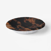 Tortoiseshell Nahtloses Muster, Chic TortoiseShell Pappteller (Gewinkelt)