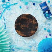 Tortoiseshell Nahtloses Muster, Chic TortoiseShell Pappteller (Party)