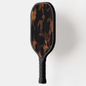 Tortoiseshell Nahtloses Muster, Chic TortoiseShell Pickleball Schläger (Links)