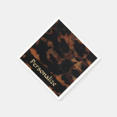 Tortoiseshell Nahtloses Muster, Chic TortoiseShell Serviette (Ecke)
