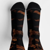 Tortoiseshell Nahtloses Muster, Chic TortoiseShell Socken (Oben)