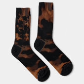 Tortoiseshell Nahtloses Muster, Chic TortoiseShell Socken (Rechts)