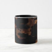 Tortoiseshell Nahtloses Muster, Chic TortoiseShell Tasse (Zentrum)