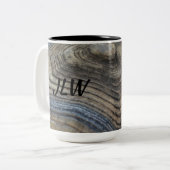 Tortoiseshell Naturfotografie Zweifarbige Tasse (Vorderseite Links)