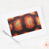 Tortoiseshell Rechteckiger Aufkleber (Umschlag)
