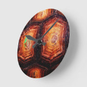 Tortoiseshell Runde Wanduhr (Winkel)
