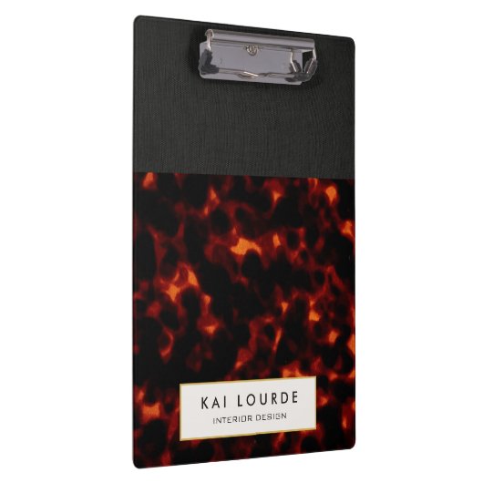 Tortoiseshell Stylish Klemmbrett (Rechts)