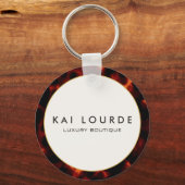 Tortoiseshell Stylish Schlüsselanhänger (Rückseite)