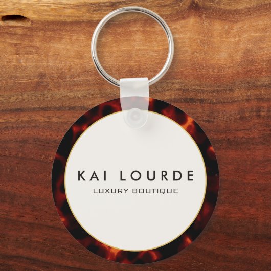 Tortoiseshell Stylish Schlüsselanhänger (Rückseite)