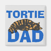 Tortoiseshell TORTIE Cat MAGNET (Vorne)