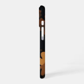 TortoiseShell Vintag Retro, Tortoiseshell Muster iPhone 16 Hülle (Linke Seite)