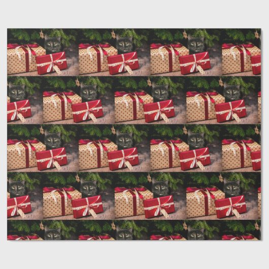 Tortoiseshell Weihnachtsfeier Geschenkpapier (Flach)