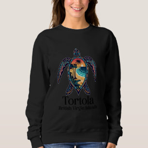 Tortola B.V.I Britische Jungferninseln Souvenir Ur Sweatshirt