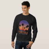 Tortola Britische Jungfrauen Sunset Beach Sweatshirt (Vorne ganz)