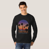 Tortola Britische Jungfrauen Sunset Beach T-Shirt (Vorne ganz)