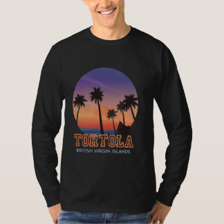 Tortola Britische Jungfrauen Sunset Beach T-Shirt