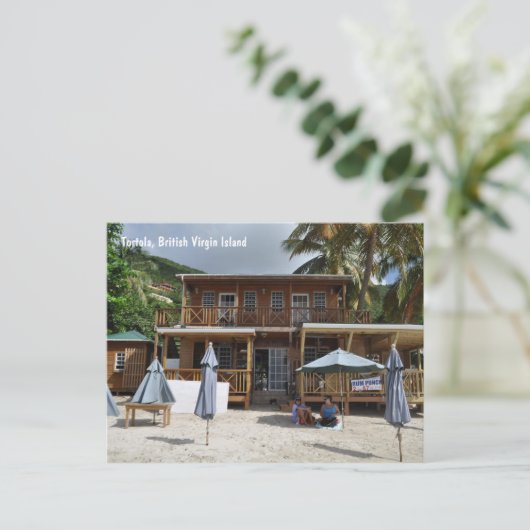 Tortola, British Virgin Island Postkarte (Stehend Vorderseite)