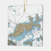 Tortola BVI Chart Keramikornament (Links)