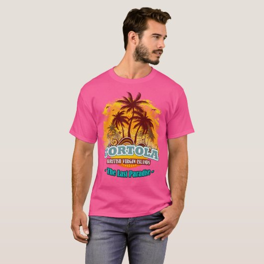 Tortola das letzte Paradies T-Shirt (Vorne ganz)