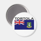 Tortola Magnet (Vorderseite/Rückseite)