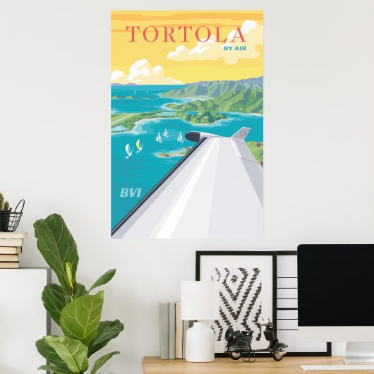 Tortola Poster (Heimbüro)