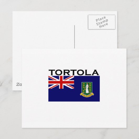 Tortola Postkarte (Vorne/Hinten)