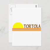 Tortola Postkarte (Vorne/Hinten)