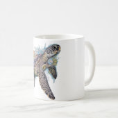 Tortuga de mar multicolor kaffeetasse (VorderseiteRechts)
