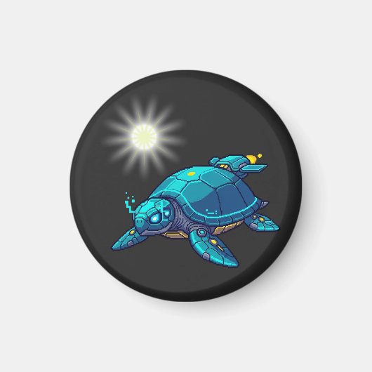 Tortuga Futurista Magnet (Vorne)