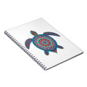 Tortuga Mandala — Calma Colorida Notizblock (Rechte Seite)
