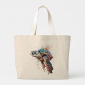 Tortuga Marina multicolor Jumbo Stoffbeutel (Rückseite)