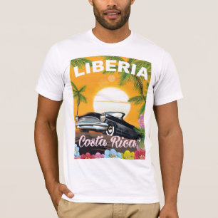 Tortuguero, Costa Rica Vintage-Reiseplakat T-Shirt