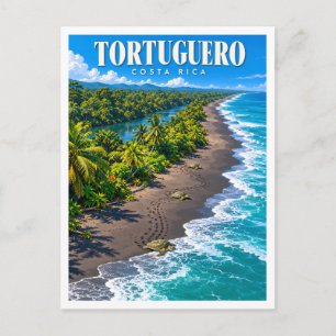 Tortuguero-Nationalpark Karibikküste Andenken Postkarte