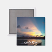 Tortuguero Sunset Magnet (Vorderseite/Rückseite)