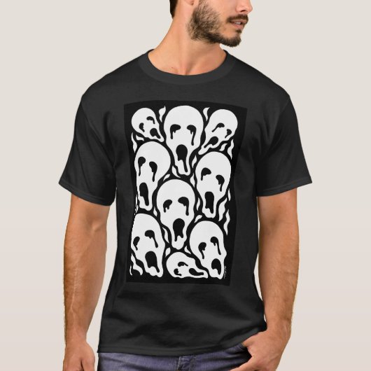 Tortured Souls Weird Horror Artwork T-Shirt (Vorderseite)