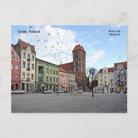 Torun, Polen, Foto Ola Berglund Postkarte (Vorderseite)