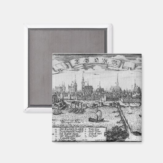 Torun, Polen Magnet (Vorderseite/Rückseite)