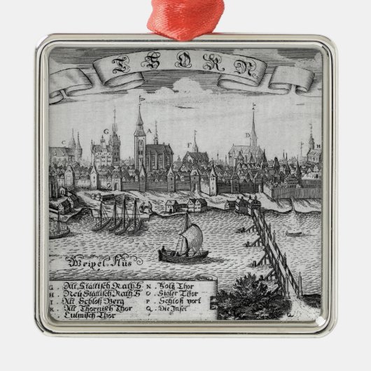 Torun, Polen Silbernes Ornament (Vorne)