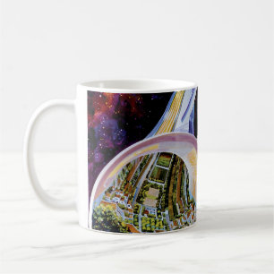 Torus-Raumstation Habitat Kolonie Künstler Konzept Kaffeetasse