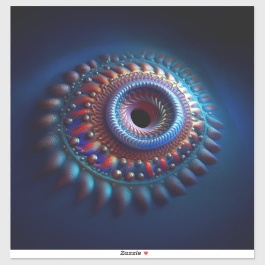 Torus Wormhole Aufkleber (Blatt)