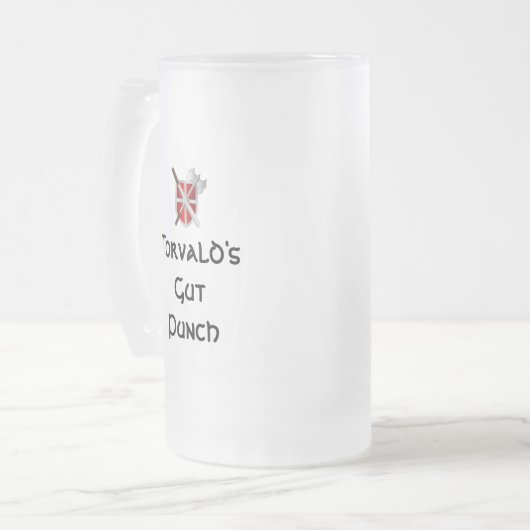 Torvalds Bierstein Mattglas Bierglas (Vorderseite Links)