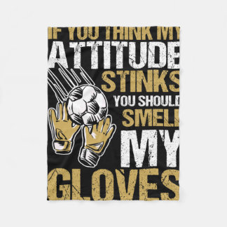 Torwart Fußball Torhüter Sport Spieler Torwart T Fleecedecke