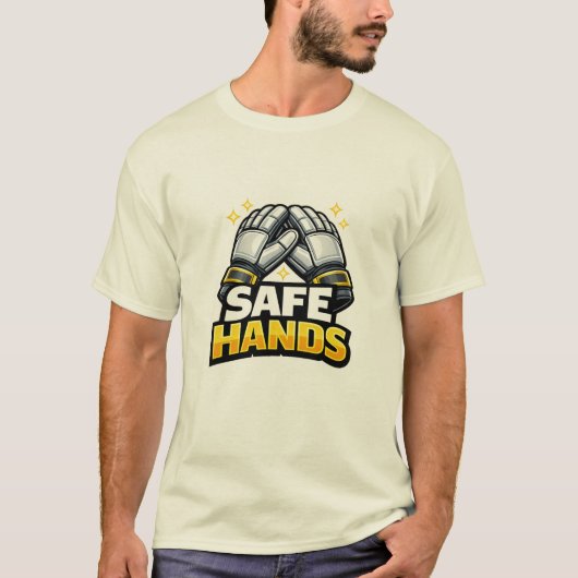 Torwart-Handschuhe Fußball T-Shirt (Vorderseite)