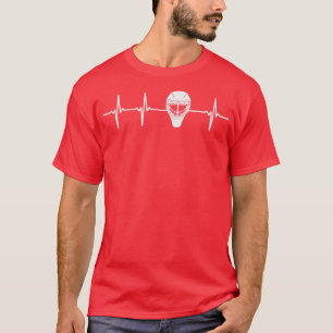 Torwart Herzschlag Geschenk für Eishockeytorhüter T-Shirt