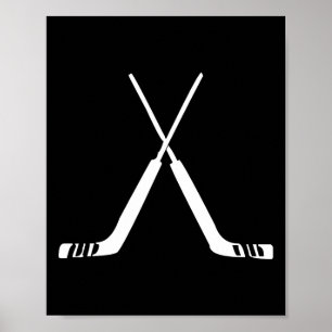 Torwart-Hockeyschläger Hockey-Mannschaftstraining  Poster