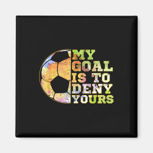 Torwart im Fußball Mein Ziel ist es, Ihrem Ziel zu Magnet