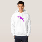 Torwart - Lila Hoodie (Vorne ganz)