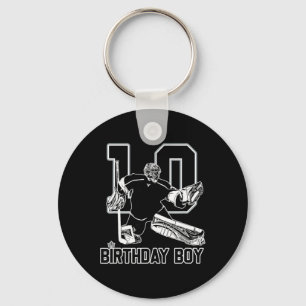 Torwart Nr. 10 Eishockey Alles Gute zum 10. Geburt Schlüsselanhänger